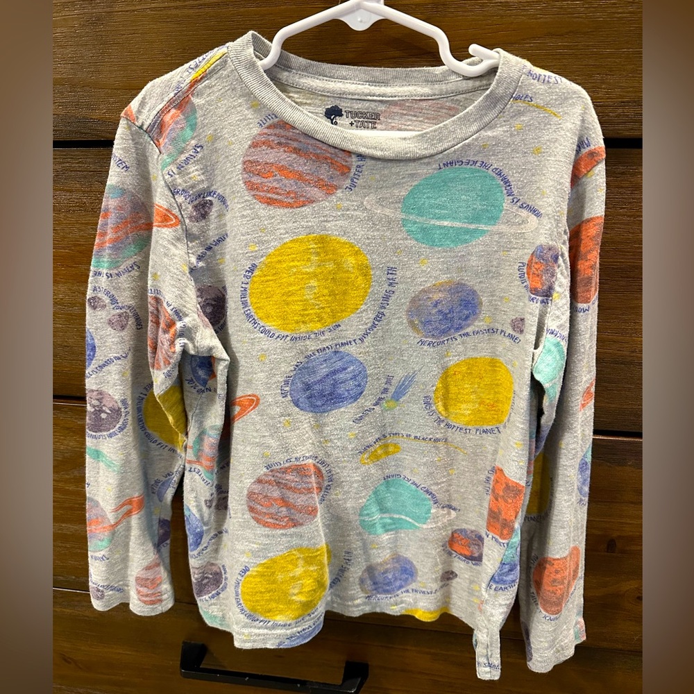 Tucker + Tate Multicolor Planet Long Sleeve Tee